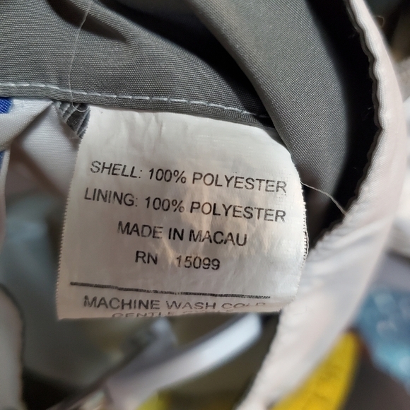 Champion Authentic Athletic Apparel Zip Up Windbreaker Men Size Large Grey - Picture 7 of 8